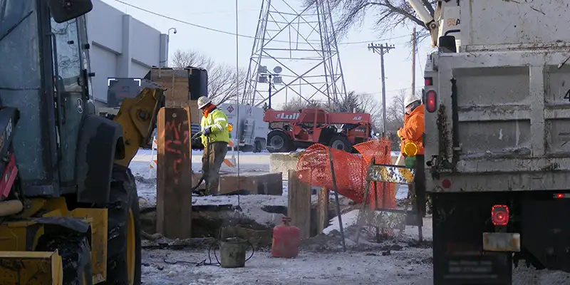 Entry point for a pipe