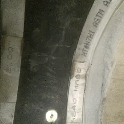 HydraTite installed over a joint in a cast iron water main