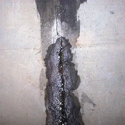 A compromised joint in an air supply pipe