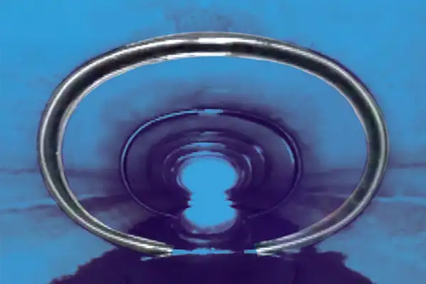 HydraTite seals preventing leaks in an elliptical pipe