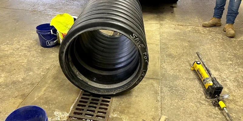 HydraTite seal being installed in a demo seal